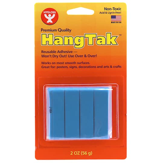 Hygloss HangTak&#x2122;, 2 oz Per Pack, 12 Packs